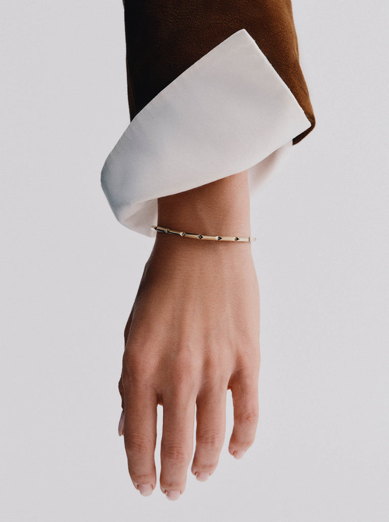 Platonic Solids Bar Link Bracelet