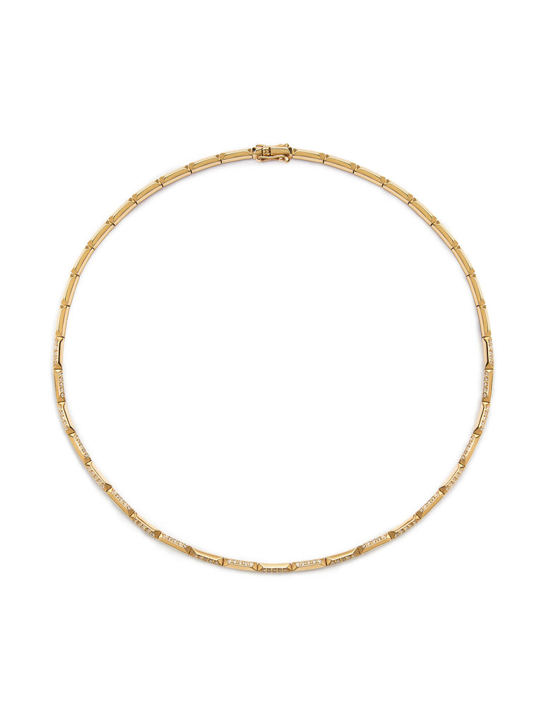 Platonic Soulmates Bar Link Necklace