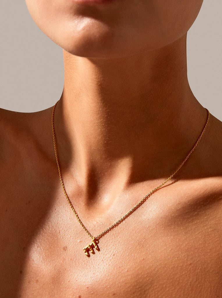 Alphabet Pendant Necklace - Large