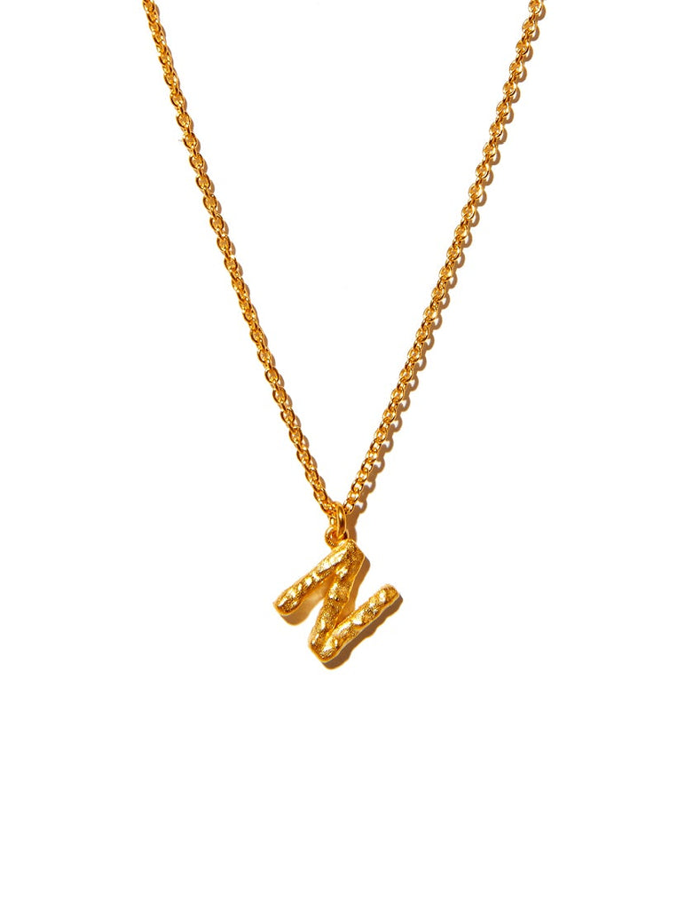 Alphabet Pendant Necklace - Large