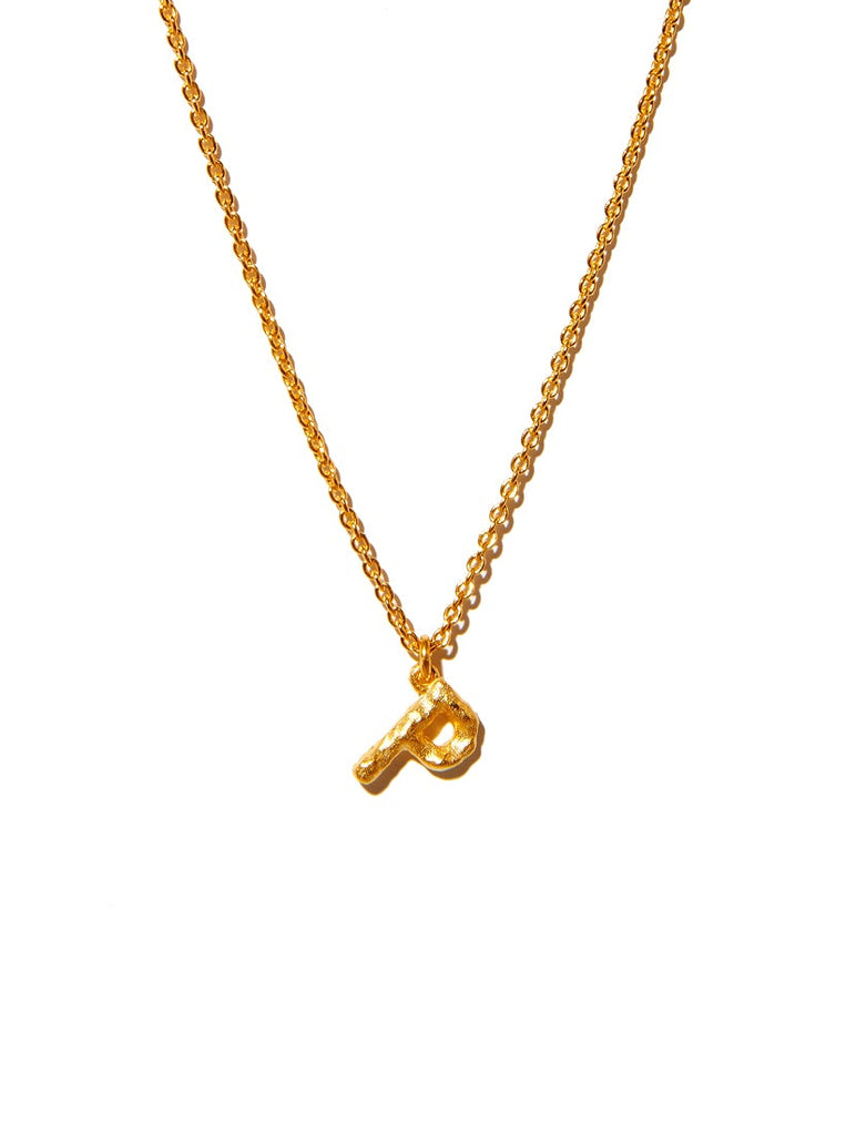Alphabet Pendant Necklace - Large