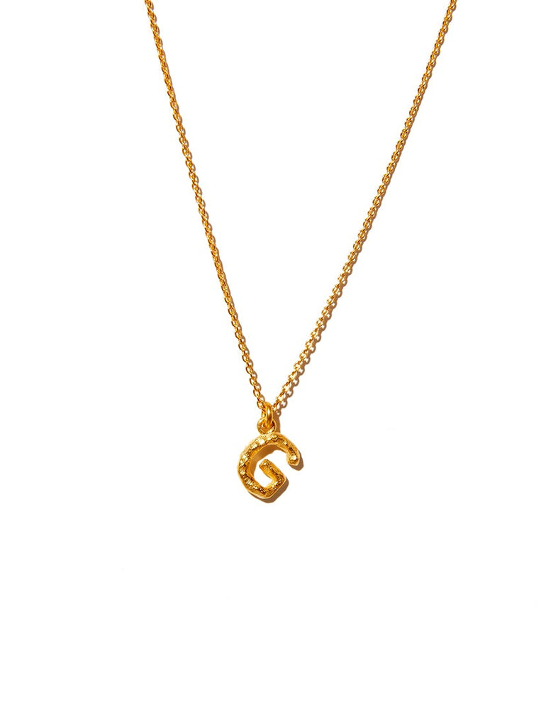 Alphabet Pendant Necklace - Medium