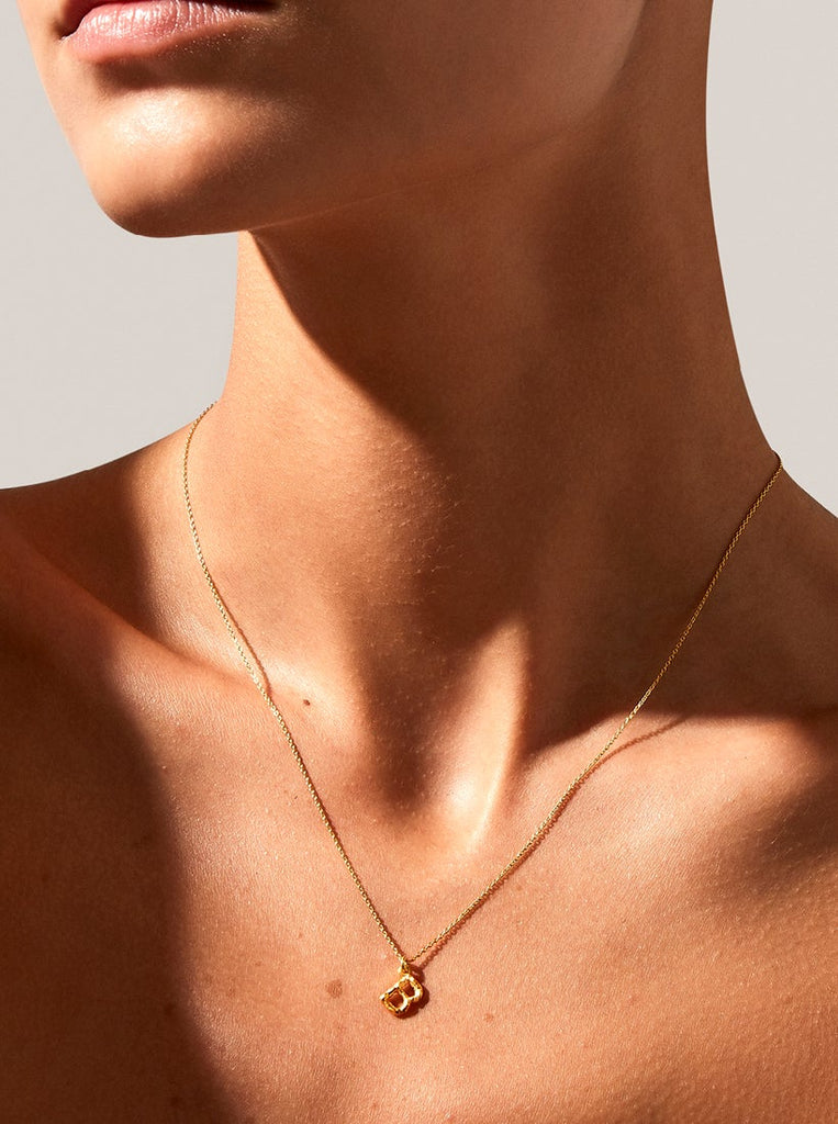 Alphabet Pendant Necklace - Medium