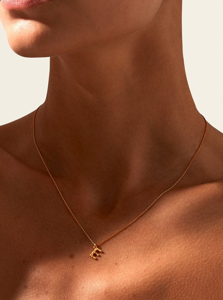 Alphabet Pendant Necklace - Medium