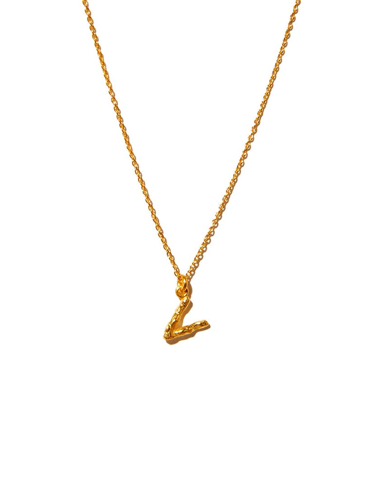 Alphabet Pendant Necklace - Medium