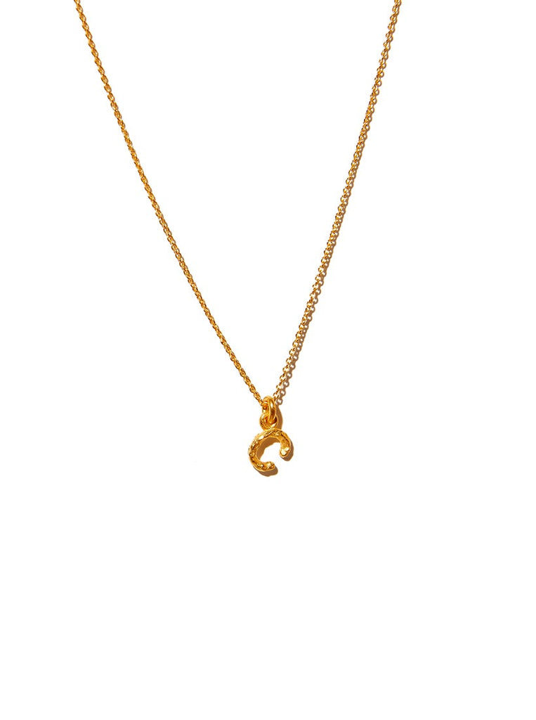 Alphabet Pendant Necklace - Small