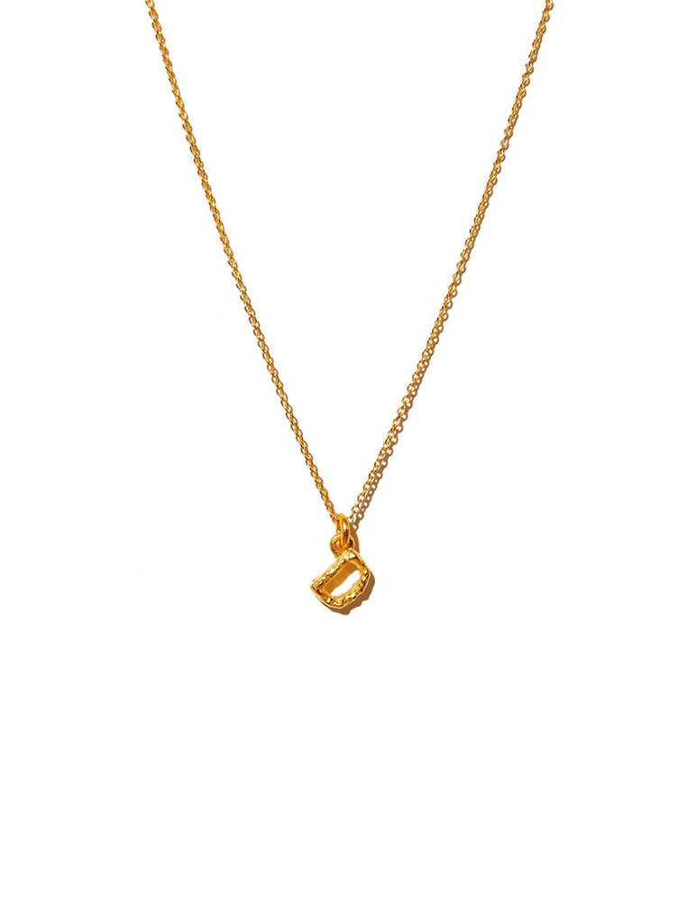 Alphabet Pendant Necklace - Small