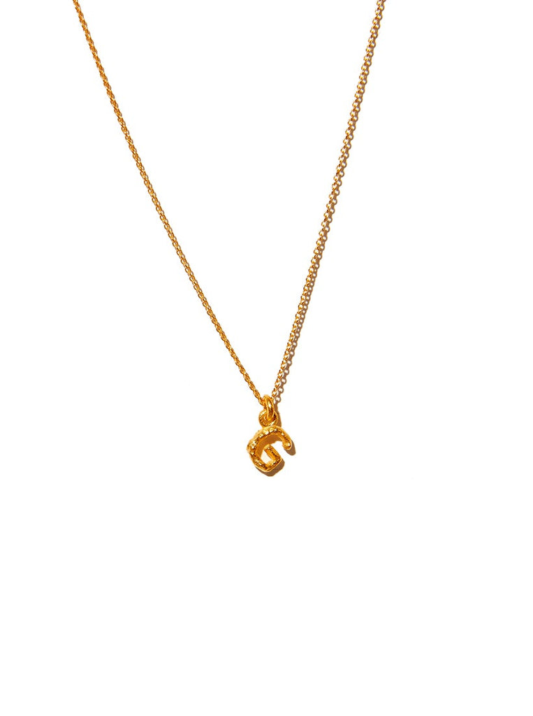Alphabet Pendant Necklace - Small