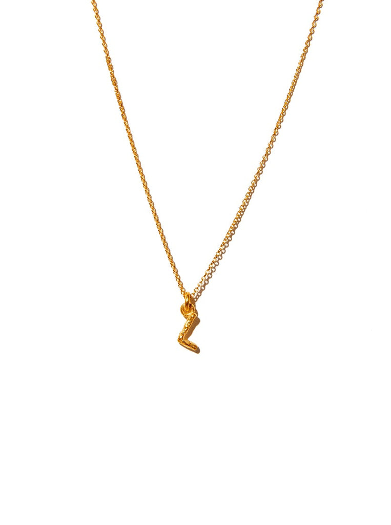 Alphabet Pendant Necklace - Small