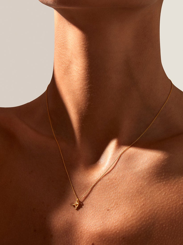 Alphabet Pendant Necklace - Small