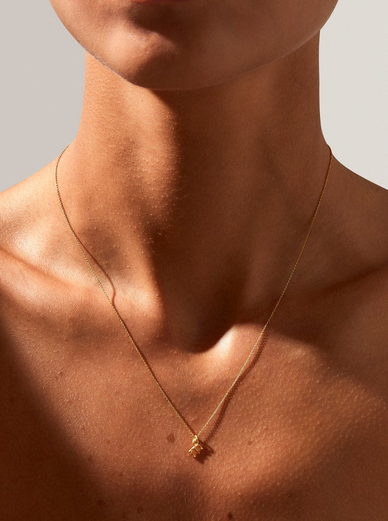 Alphabet Pendant Necklace - Small