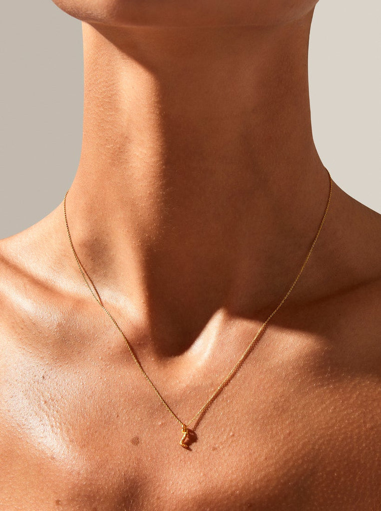 Alphabet Pendant Necklace - Small
