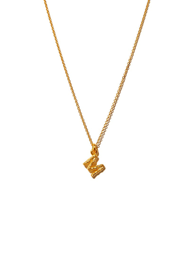 Alphabet Pendant Necklace - Small