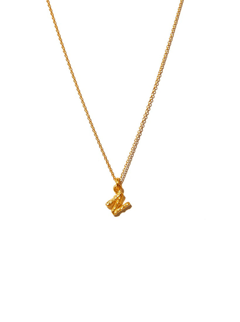 Alphabet Pendant Necklace - Small