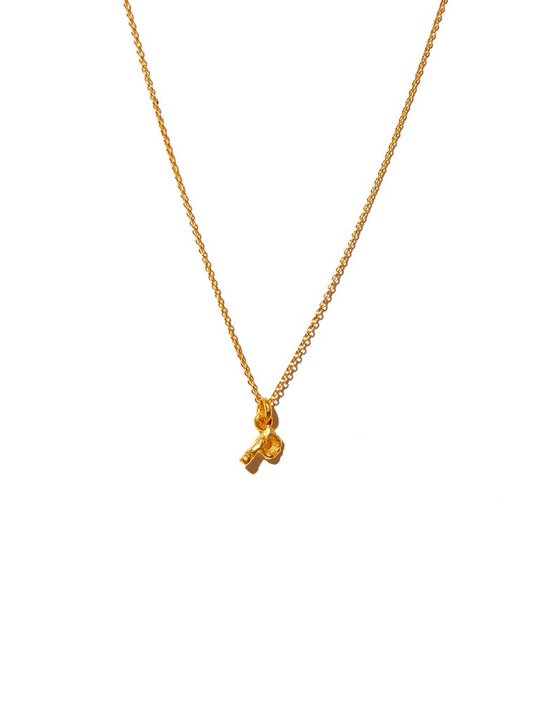 Alphabet Pendant Necklace - Small
