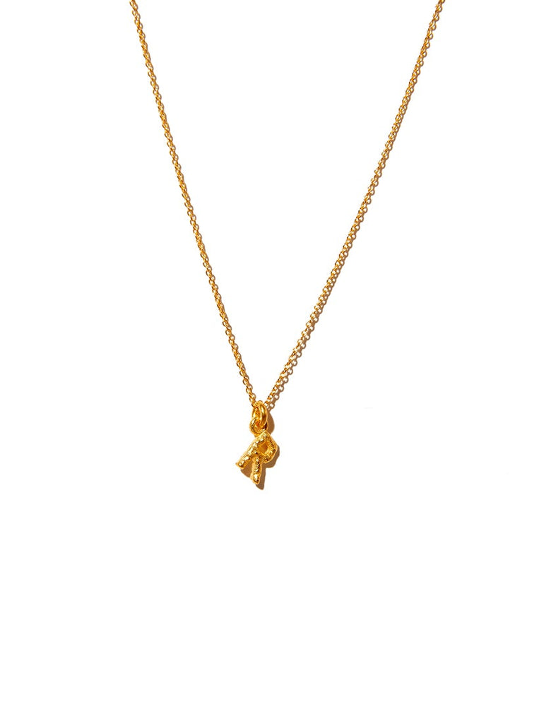 Alphabet Pendant Necklace - Small