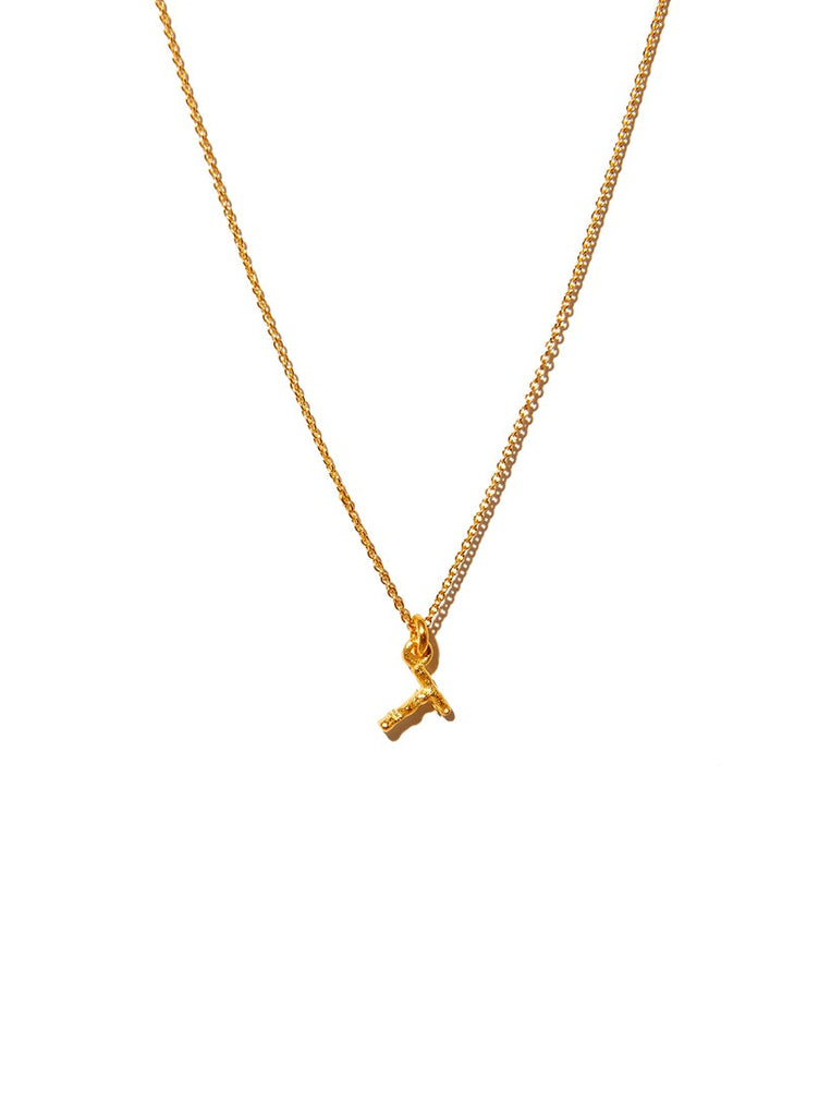 Alphabet Pendant Necklace - Small