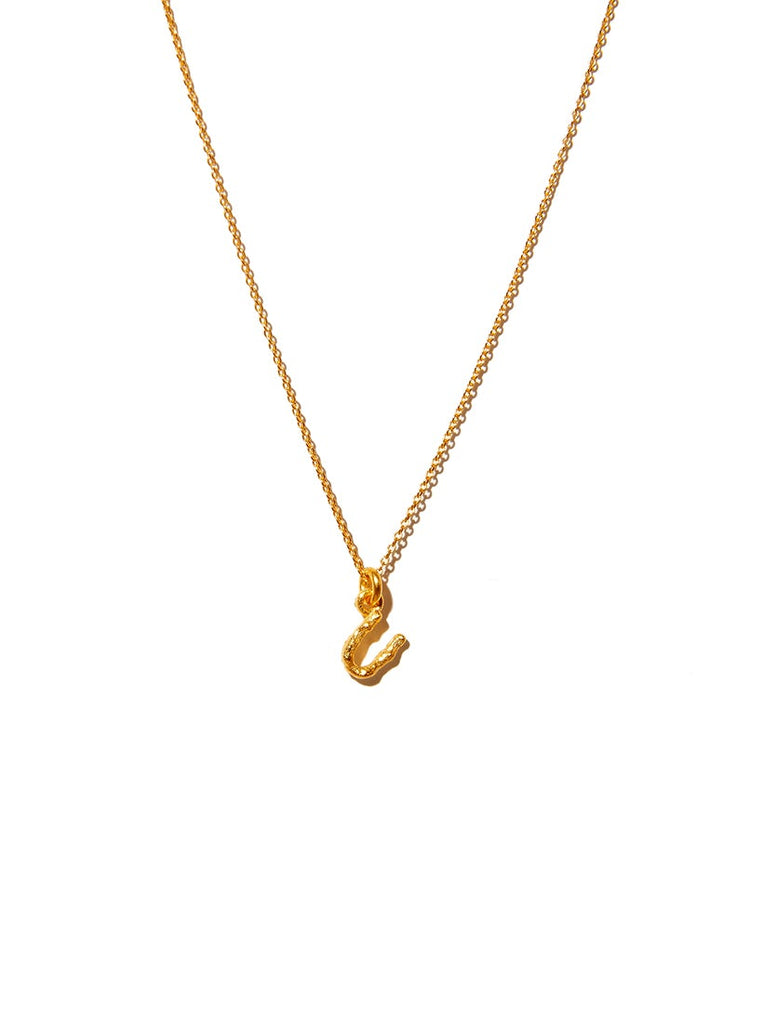 Alphabet Pendant Necklace - Small