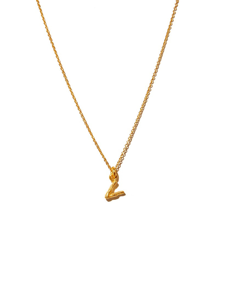 Alphabet Pendant Necklace - Small