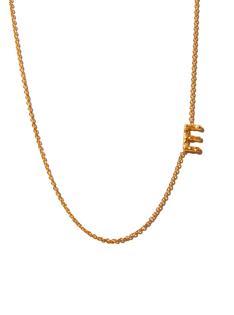 Sideways Alphabet Necklace - Large