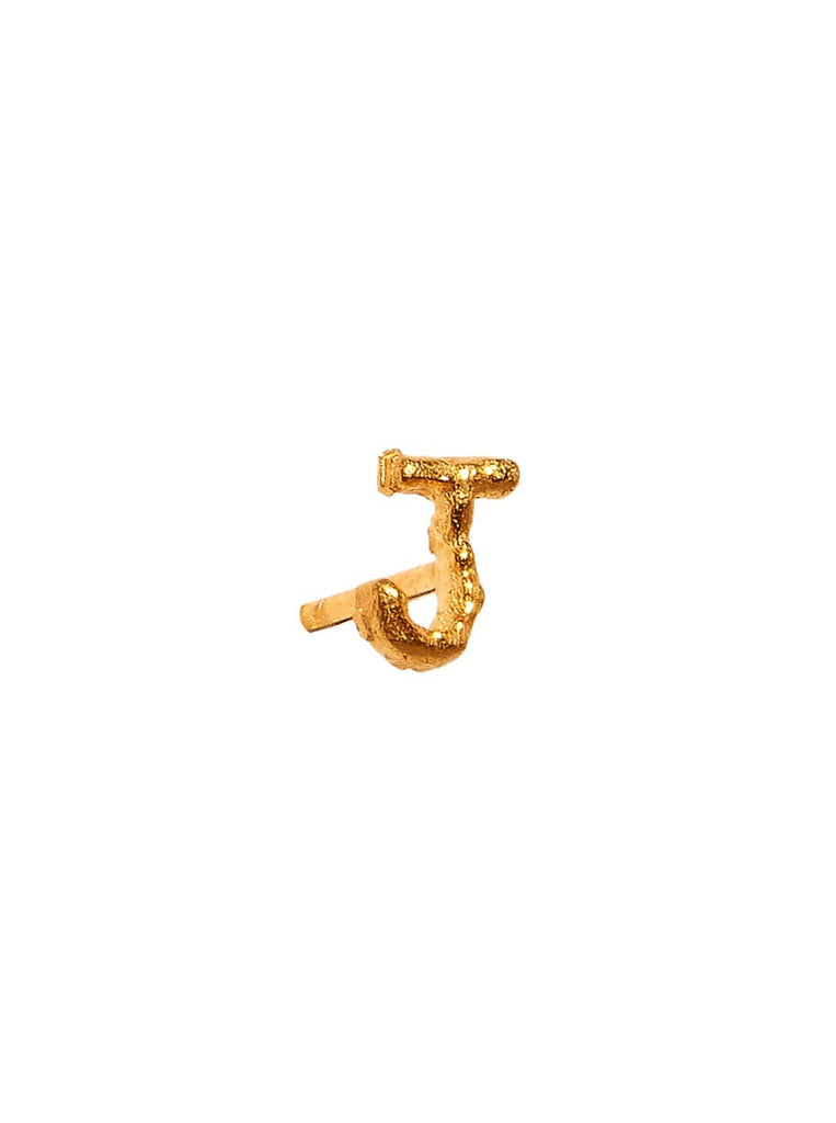 Alphabet Stud Earring - Small