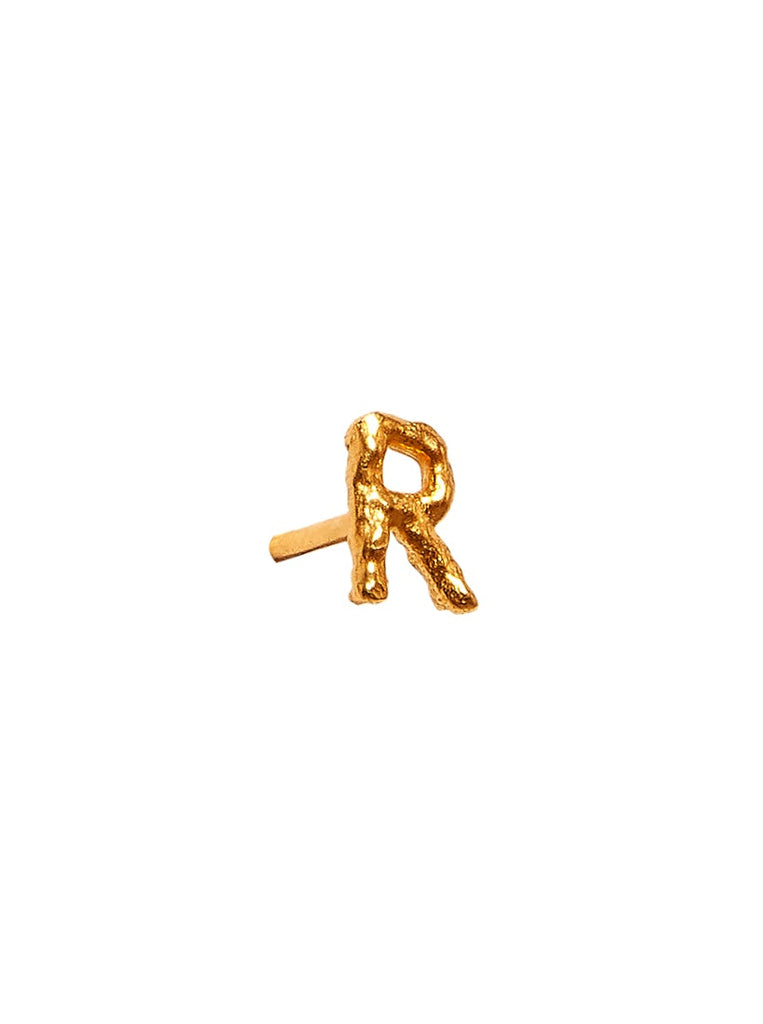 Alphabet Stud Earring - Small