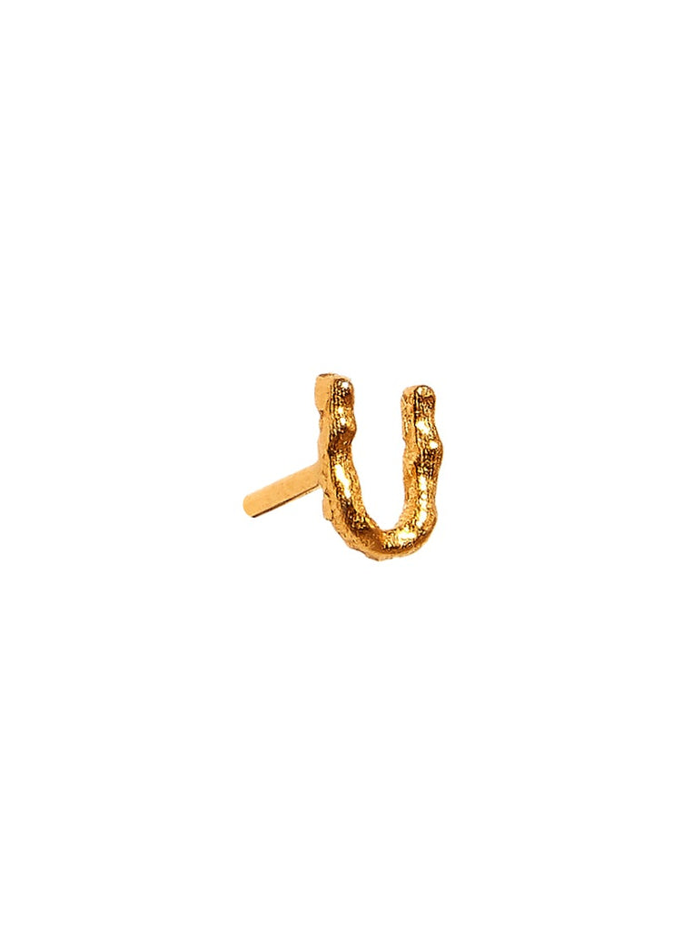 Alphabet Stud Earring - Small